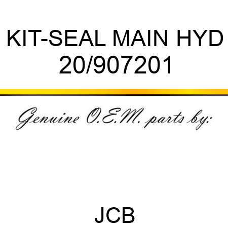 KIT-SEAL MAIN HYD 20/907201