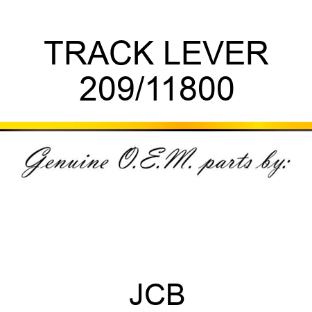 TRACK LEVER 209/11800