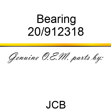 Bearing 20/912318