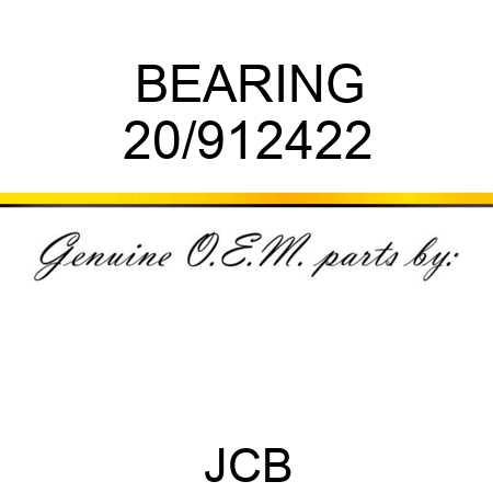 BEARING 20/912422