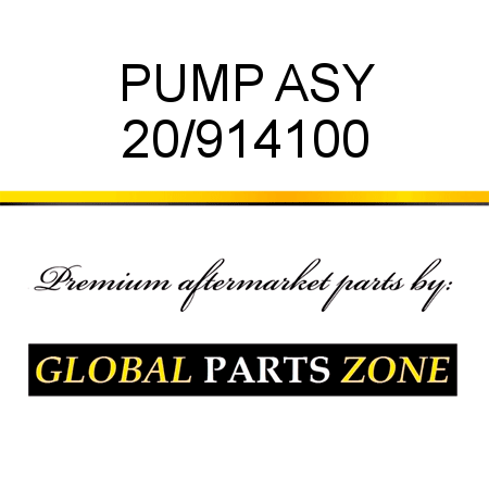 PUMP ASY 20/914100
