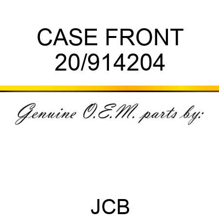 CASE FRONT 20/914204