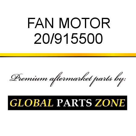 FAN MOTOR 20/915500