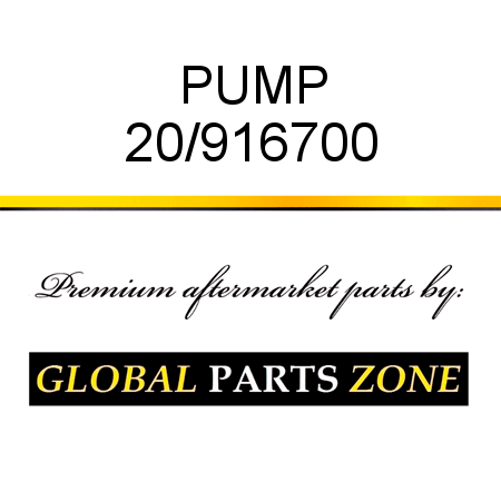PUMP 20/916700