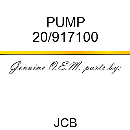 PUMP 20/917100