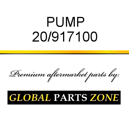 PUMP 20/917100