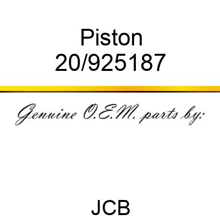 Piston 20/925187