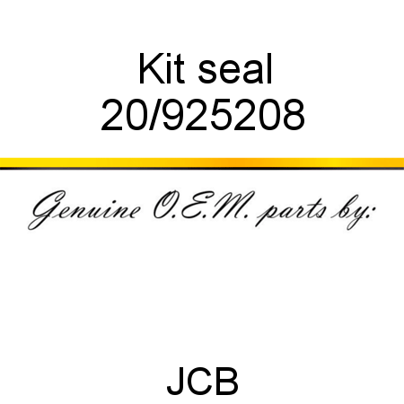 Kit, seal 20/925208