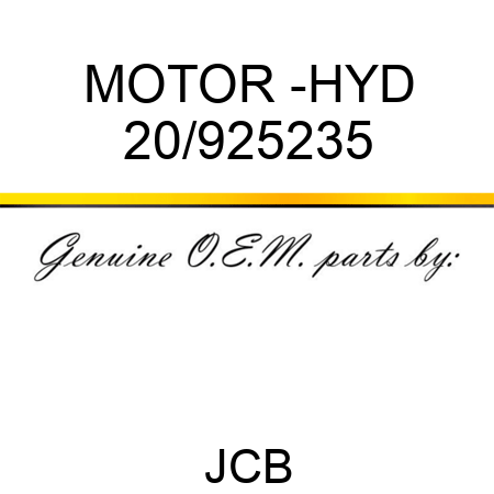 MOTOR -HYD 20/925235