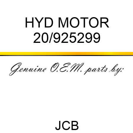 HYD MOTOR 20/925299