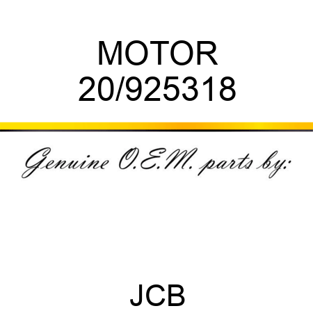 MOTOR 20/925318