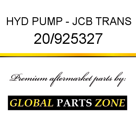 HYD PUMP - JCB TRANS 20/925327