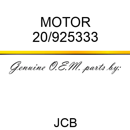 MOTOR 20/925333