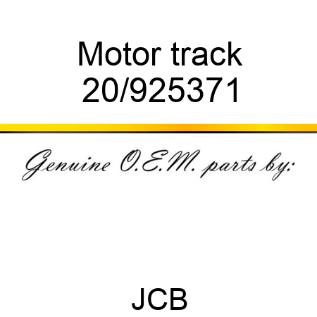 Motor track 20/925371