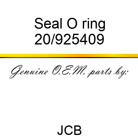 Seal O ring 20/925409