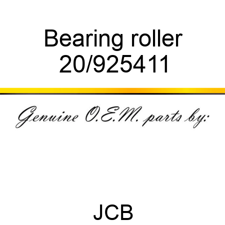 Bearing roller 20/925411