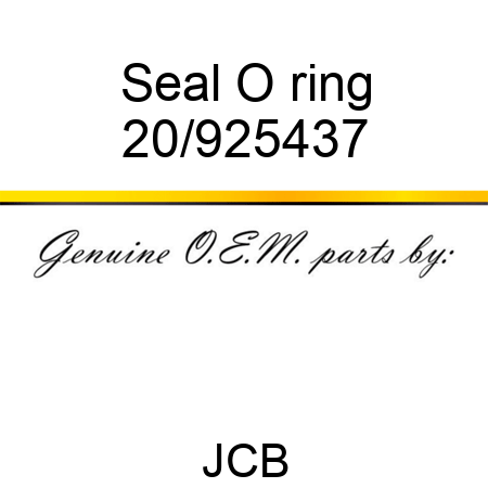 Seal O ring 20/925437