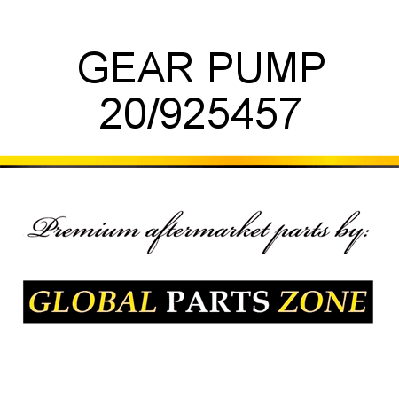 GEAR PUMP 20/925457