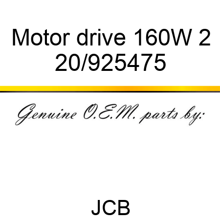 Motor drive 160W 2 20/925475