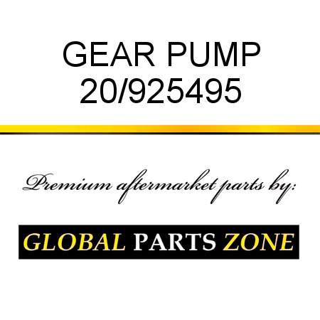 GEAR PUMP 20/925495