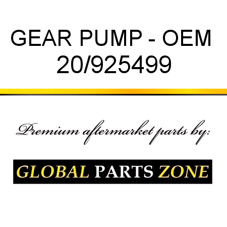 GEAR PUMP - OEM  20/925499