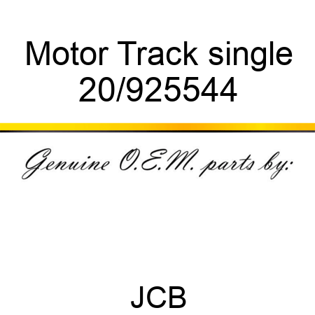 Motor Track single 20/925544
