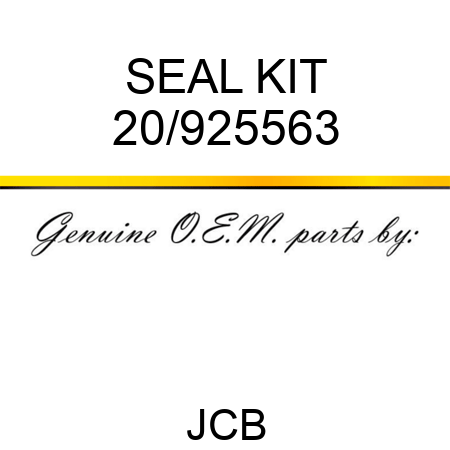 SEAL KIT 20/925563