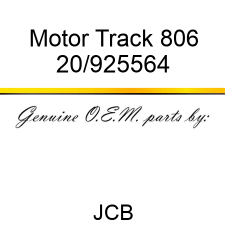 Motor Track 806 20/925564