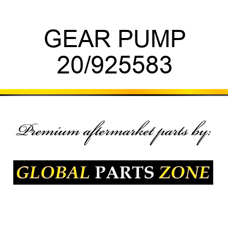 GEAR PUMP 20/925583