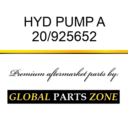 HYD PUMP A 20/925652