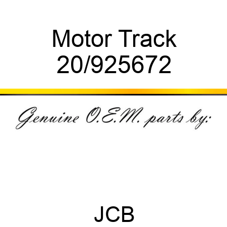 Motor Track 20/925672