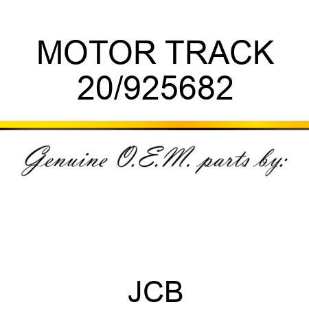 MOTOR TRACK 20/925682