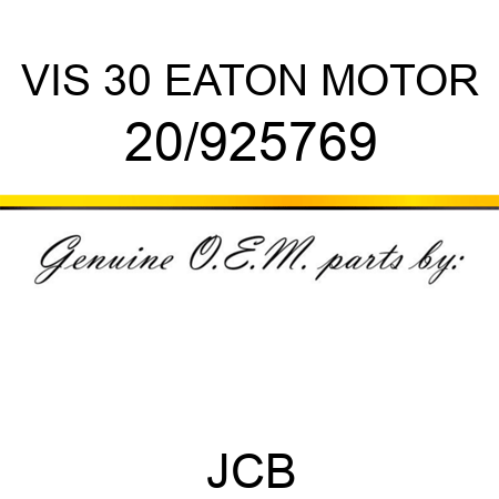 VIS 30 EATON MOTOR 20/925769