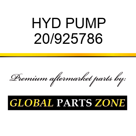 HYD PUMP 20/925786