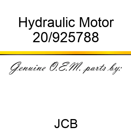 Hydraulic Motor 20/925788
