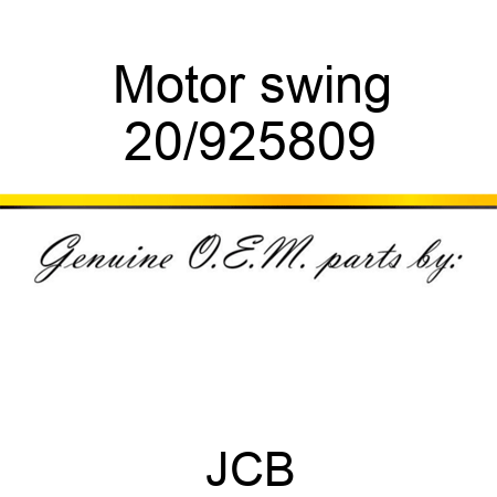 Motor swing 20/925809