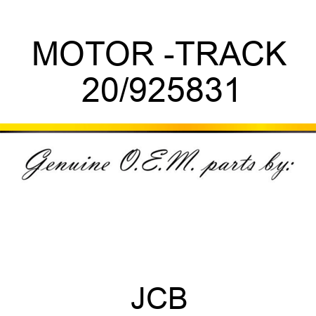 MOTOR -TRACK 20/925831