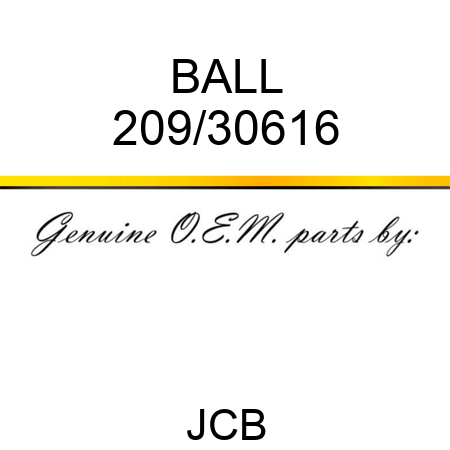 BALL 209/30616