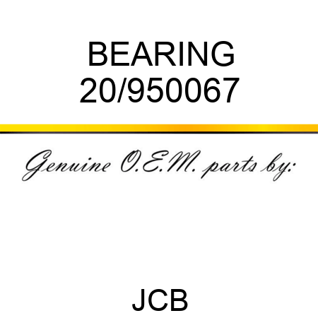 BEARING 20/950067