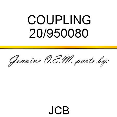 COUPLING 20/950080