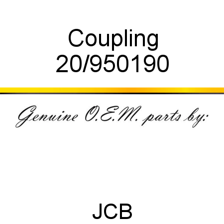 Coupling 20/950190