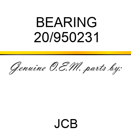 BEARING 20/950231