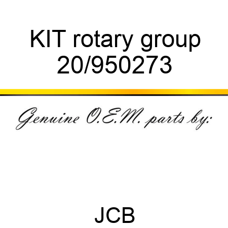 KIT rotary group 20/950273