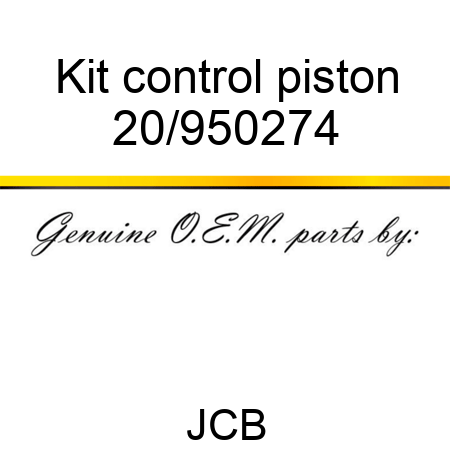 Kit control piston 20/950274