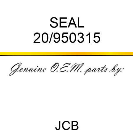 SEAL 20/950315