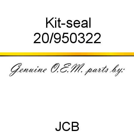 Kit-seal 20/950322