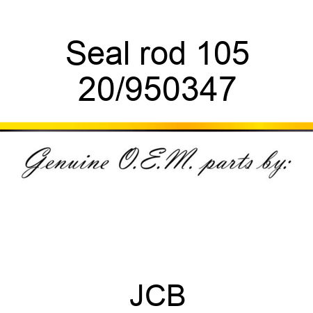 Seal rod 105 20/950347