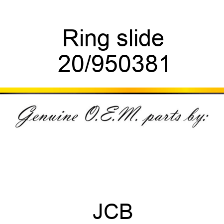 Ring slide 20/950381