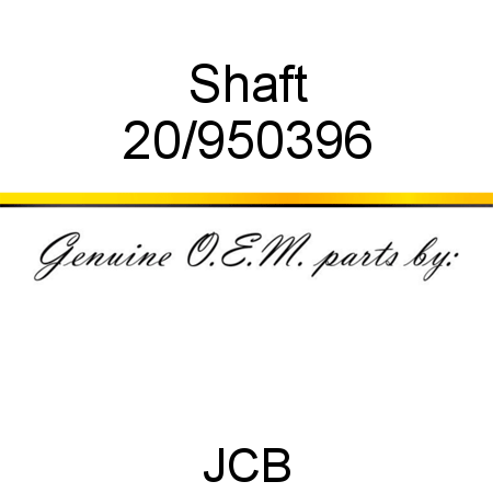 Shaft 20/950396