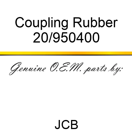 Coupling Rubber 20/950400